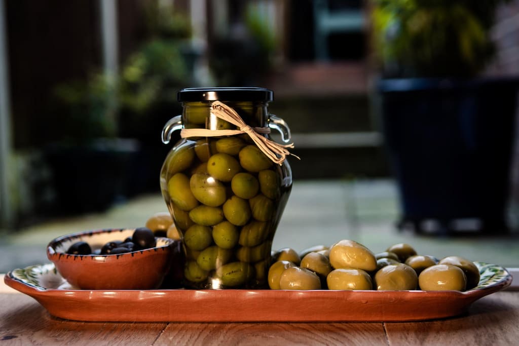 aceitunas fermentadas moho