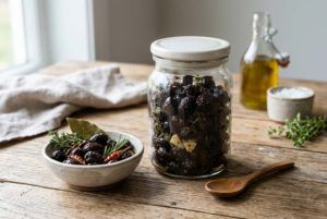 como conservar aceitunas negras
